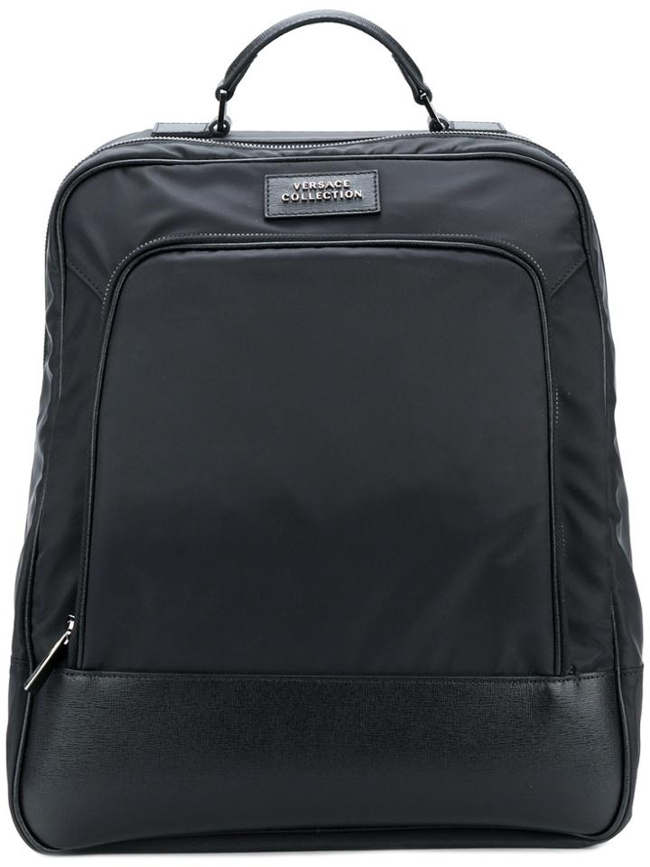 Versace Collection Large Backpack - Black
