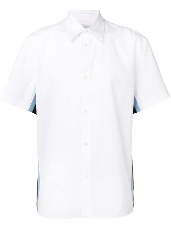 Valentino Side Stripe Shirt - White