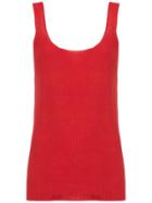 Mara Mac Knit Tank Top - Red