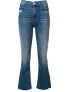 Mother 'hustler Ankle Fray' Jeans, Women's, Size: 24, Blue, Cotton