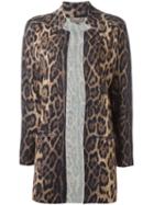 N.peal Leopard-print Jacket, Women's, Size: Small, Brown, Cashmere