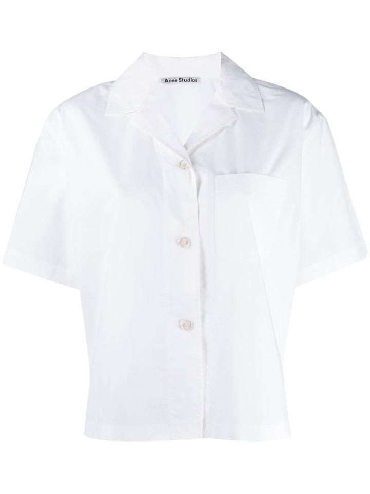 Acne Studios Bowling Shirt - White