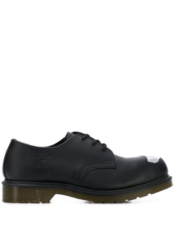 Raf Simons X Dr. Martens Steel Toe Shoes - Black