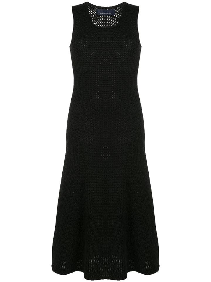 Comme Des Garçons Vintage Knitted Midi Dress - Black