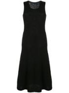 Comme Des Garçons Vintage Knitted Midi Dress - Black