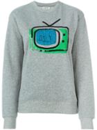 Au Jour Le Jour Sequin Tv Appliqué Sweatshirt