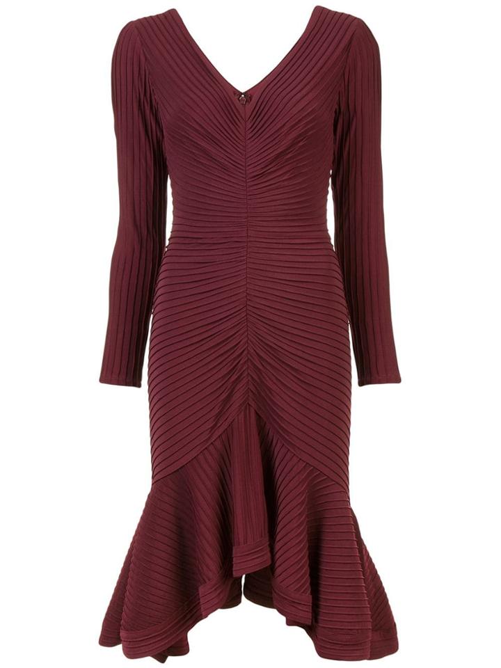 Tadashi Shoji Tadashi Shoji Om18033m Wine Natural (veg)->cotton - Red