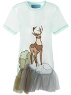 Viktor & Rolf Deer Tulle Top - Green