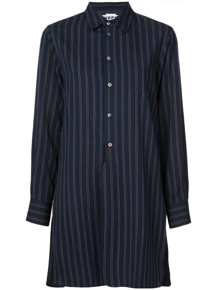 Hope Striped Shirt - Blue