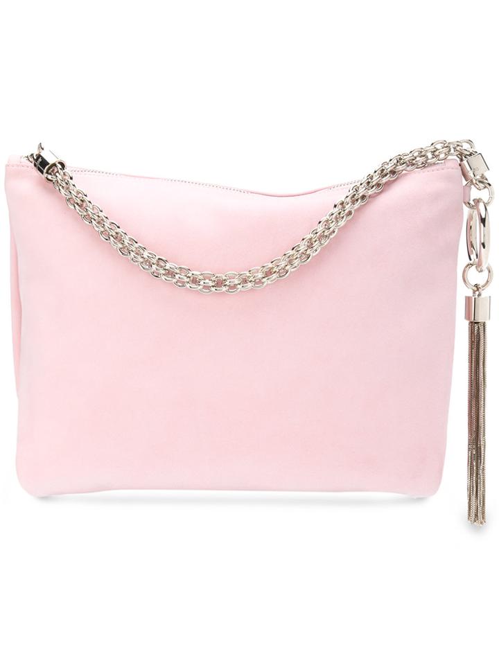 Jimmy Choo Callie Clutch Bag - Pink & Purple