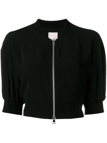 Pinko Zipped Up Cropped Jacket - Black