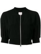 Pinko Zipped Up Cropped Jacket - Black
