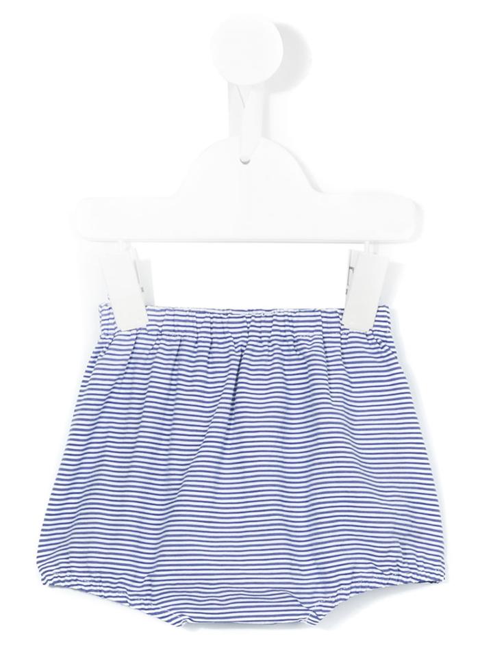 Douuod Kids - Striped Shorts - Kids - Cotton/polyamide/spandex/elastane/viscose - 12 Mth, Blue