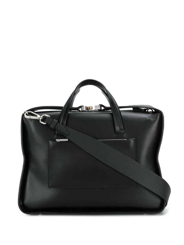 1017 Alyx 9sm Boxy Leather Tote - Black