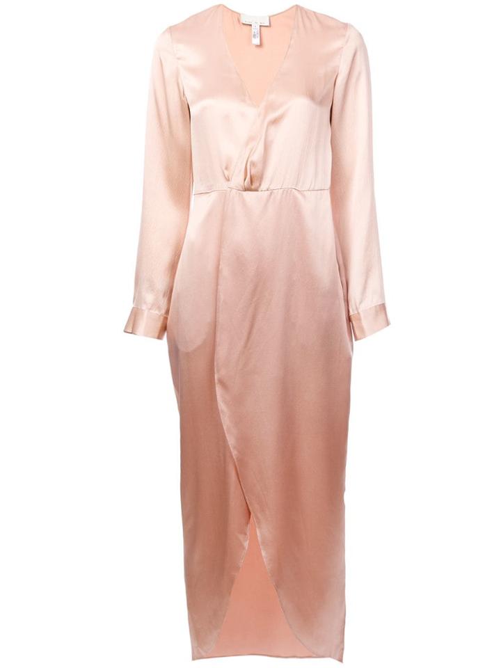 Fleur Du Mal Plunging Wrap-around Dress - Pink