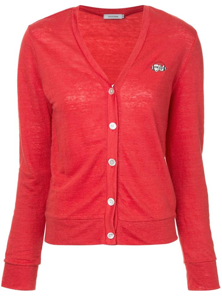 Guild Prime Logo Patch Cardigan - Red