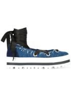 Msgm Denim Ballerinas - Blue