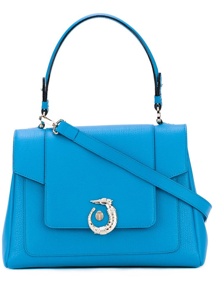 Trussardi - Lovy Bag - Women - Calf Leather - One Size, Blue, Calf Leather