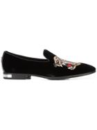 Philipp Plein Roar Strass Slippers - Black