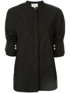 3.1 Phillip Lim Mandarin Collar Shirt - Black