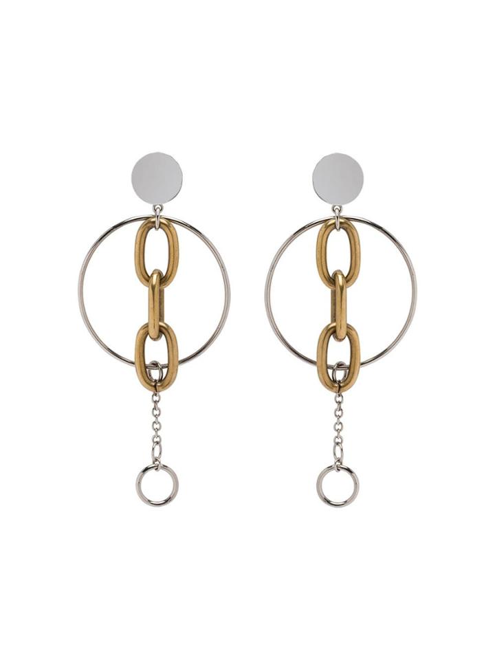 Miu Miu Pendant Earrings - Metallic