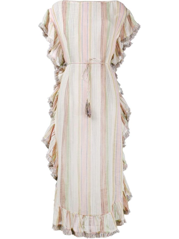 Zimmermann 'tropicale' Striped Kaftan Dress - Multicolour