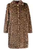 Bellerose Leopard Print Coat - Brown