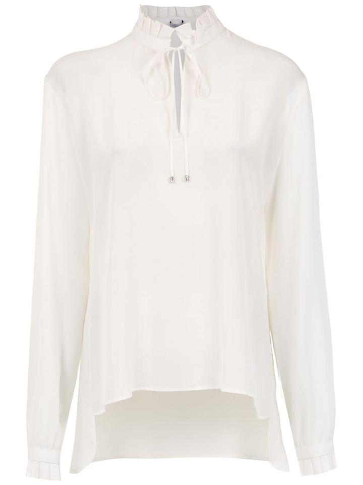 Tufi Duek Silk Blouse - White