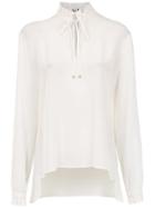 Tufi Duek Silk Blouse - White
