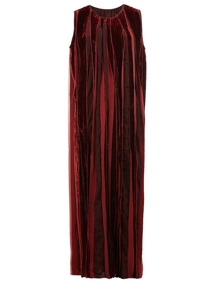 Uma Wang Velvet Maxi Dress
