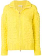 See By Chloé Zipped Up Cardigan - Yellow & Orange