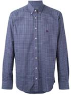 Etro Plaid Shirt, Men's, Size: 39, Pink/purple, Cotton