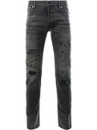 Balmain - Distressed Skinny Jeans - Men - Cotton/polyurethane - 31, Black, Cotton/polyurethane