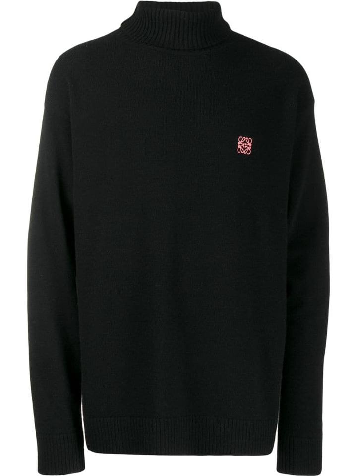 Loewe Anagram Turtleneck Sweater - Black