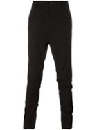 Poème Bohémien Slim-fit Drop-crotch Trousers, Men's, Size: 46, Black, Cotton/wool