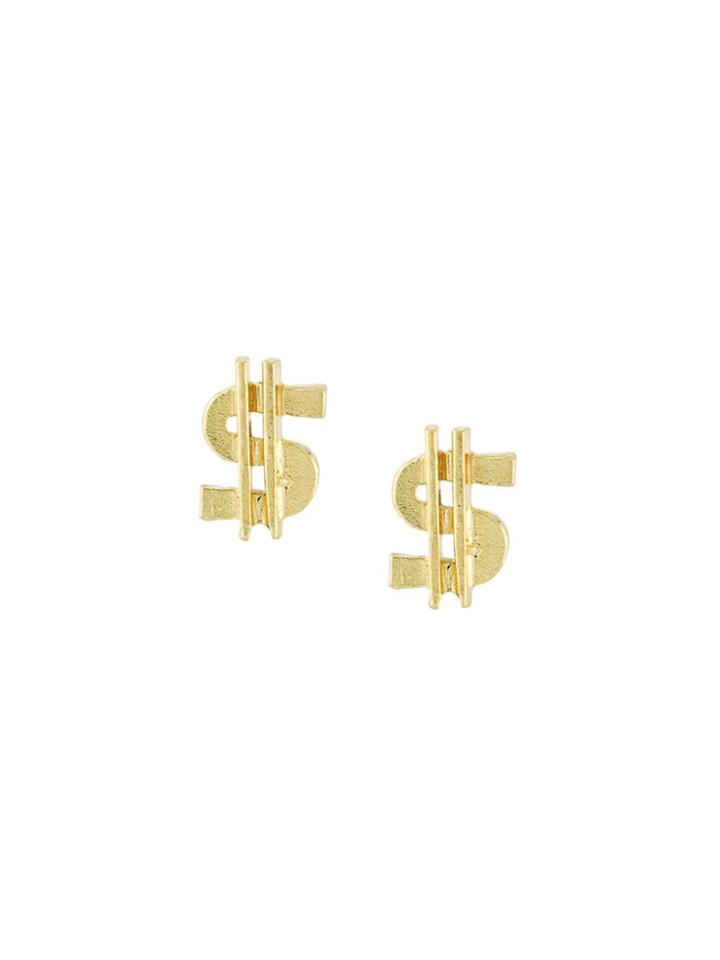 Carolina Bucci 18kt Gold Money Lucky Charm Earrings - Metallic