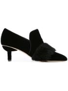 Sanayi 313 Pom-pom Detail Pumps - Black
