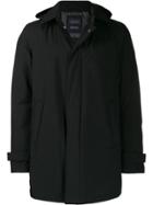 Herno Detachable Hooded Coat - Black