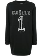 Gaelle Bonheur Logo Jumper Dress - Black