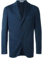 Boglioli Two Piece Suit, Men's, Size: 54, Blue, Cotton/silk/spandex/elastane/cupro