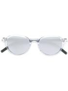 Dior Eyewear Angular Frame Sunglasses - White