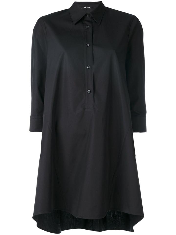Neil Barrett Longline Shirt - Black