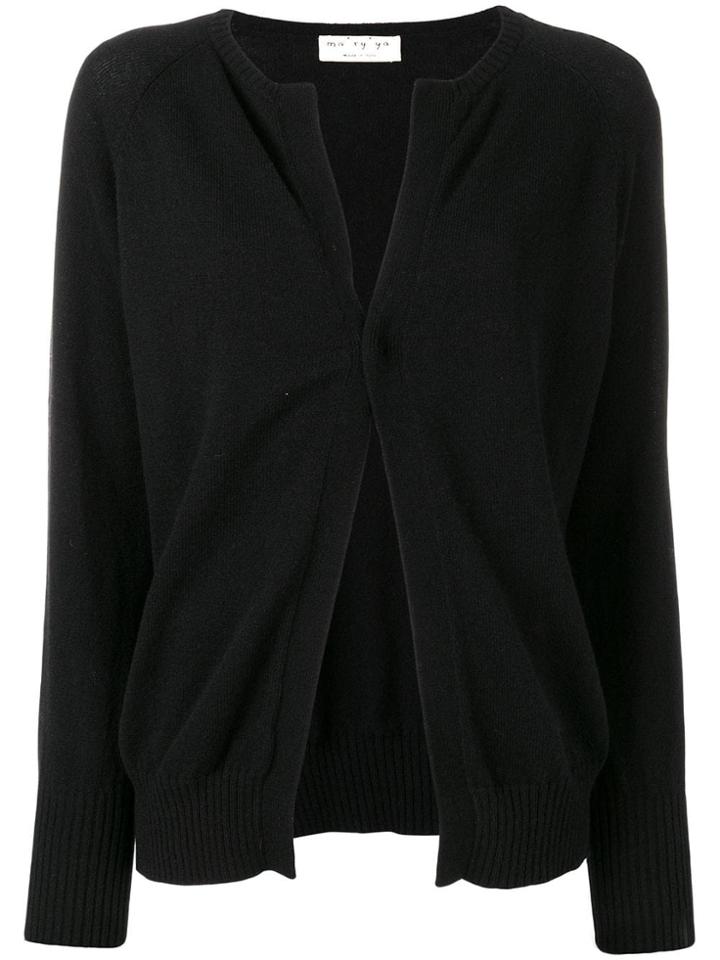 Ma'ry'ya Long Sleeved Cardigan - Black