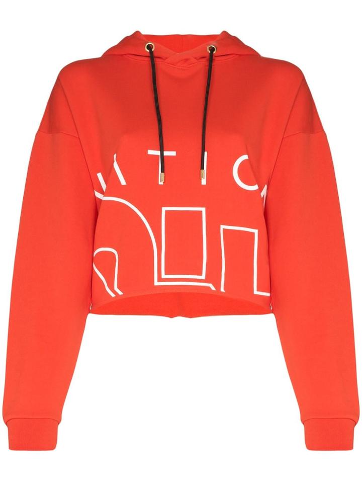 P.e Nation Restart Logo Hoodie - Red