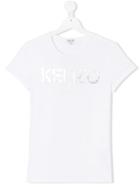 Kenzo Kids Foil Logo T-shirt - White