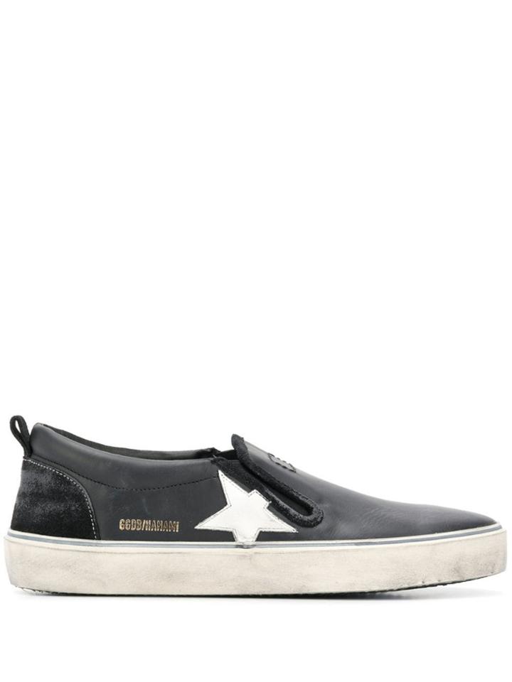 Golden Goose Deluxe Brand Superstar Slip-on Sneakers - Black