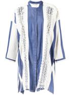 Martha Medeiros Stiped Letícia Shirt Dress - Blue