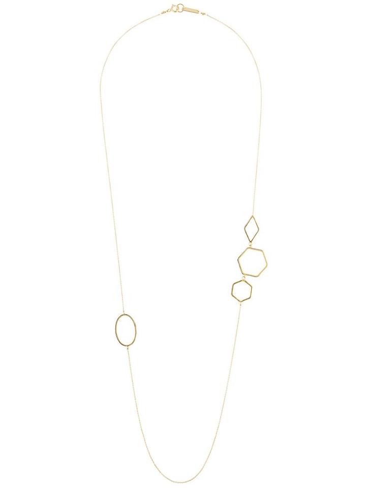 Isabel Marant Angular Plate Necklace, Women's, Metallic