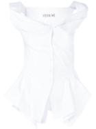 Jour/né - Peplum Shirt - Women - Cotton - 34, White, Cotton