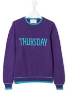Alberta Ferretti Kids Thursday Sweater - Purple